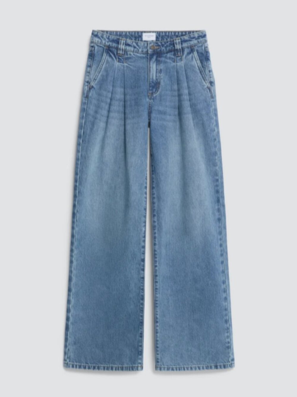 7 Diamonds Denim - Jules Pleated Denim Trouser